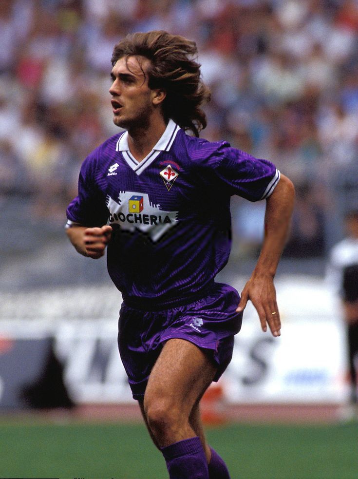 Vintage Vintage 1991 #9 Batistuta Fiorentina Away Football Jersey Size US L / EU 52-54 / 3 - 3 Thumbnail