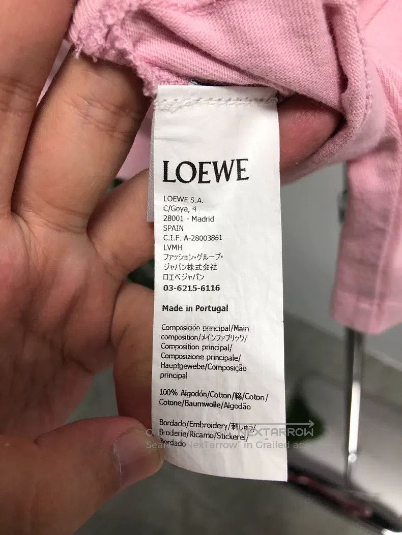 Loewe Loewe Embroidered Logo Short Sleeve Size XS / US 0-2 / IT 36-38 - 5 Thumbnail