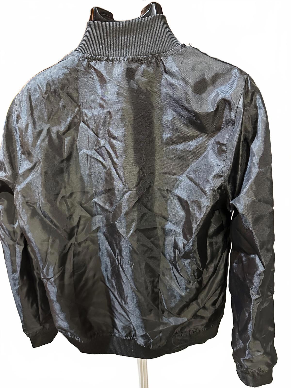Other Beautiful Giant Black Bomber Jacket Men’s M Dual Zip Size US M / EU 48-50 / 2 - 2 Thumbnail
