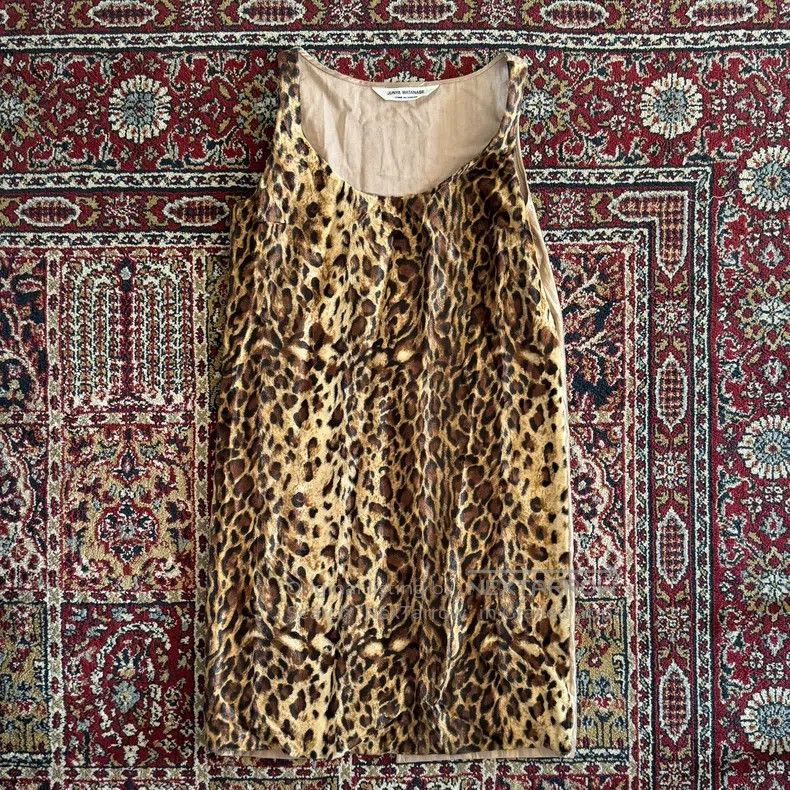 Junya Watanabe one-size-fits-all Leopard Print Patched Dres