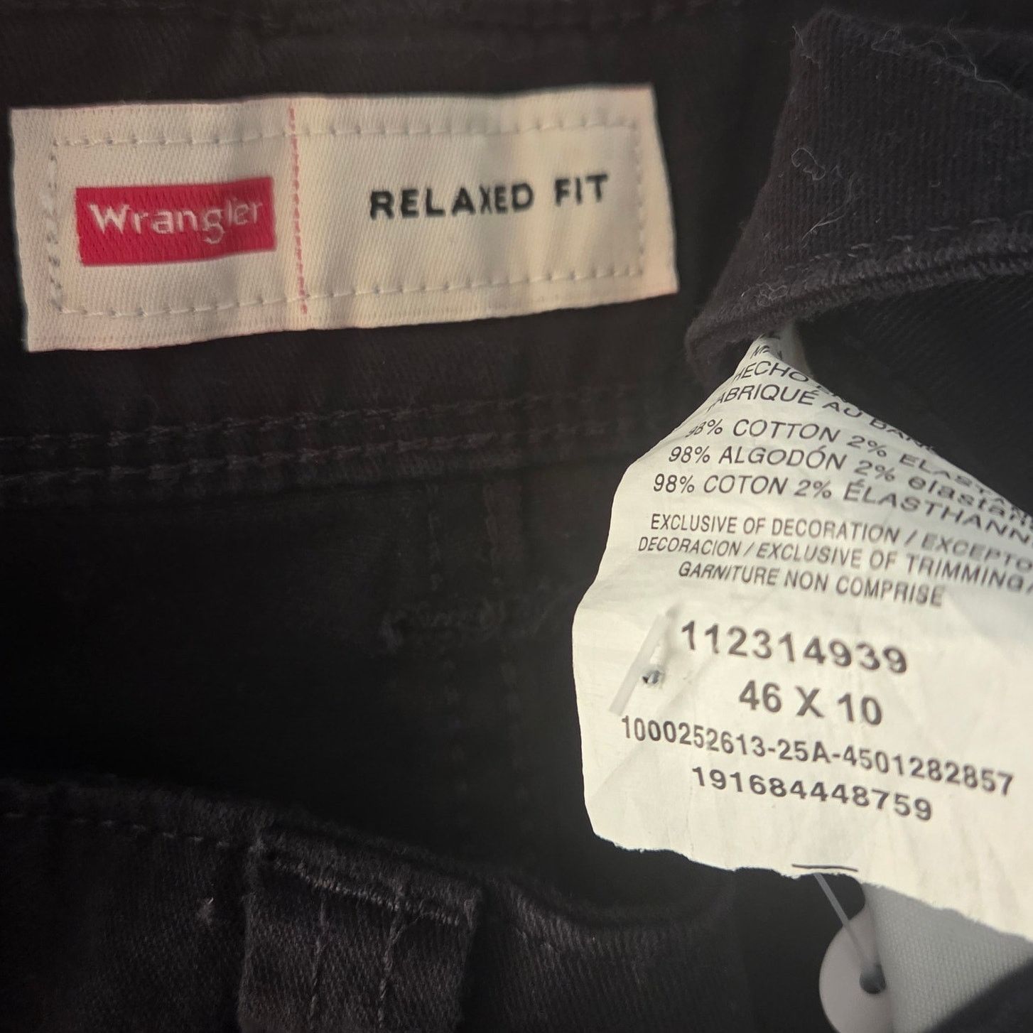 Wrangler Wrangler Black Cargo Shorts - Relaxed Fit Size 46 Size US 44 / EU 60 - 5 Thumbnail