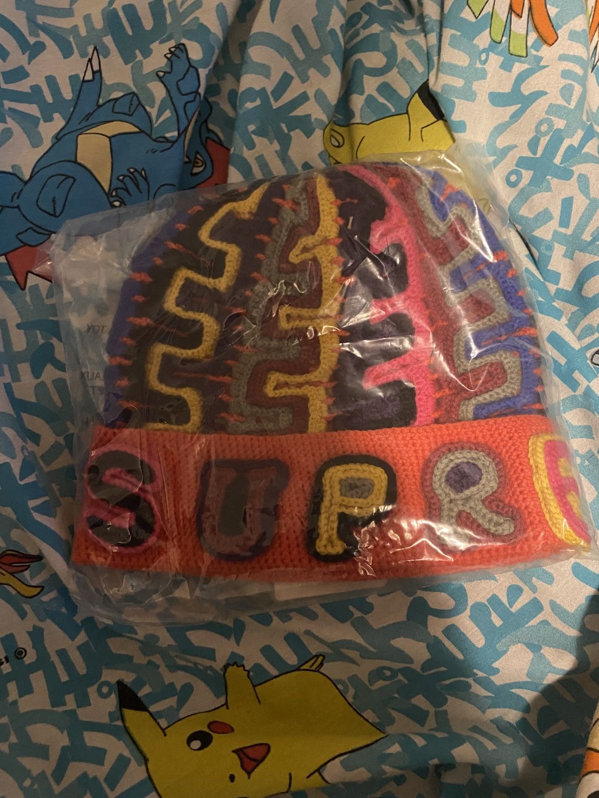 Supreme Supreme Yarn Beanie Dark Orange Size ONE SIZE - 3 Thumbnail