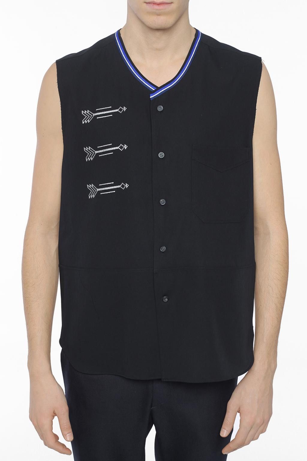 Lanvin LANVIN arrow stitch buttoned vest Size US S / EU 44-46 / 1 - 4 Thumbnail