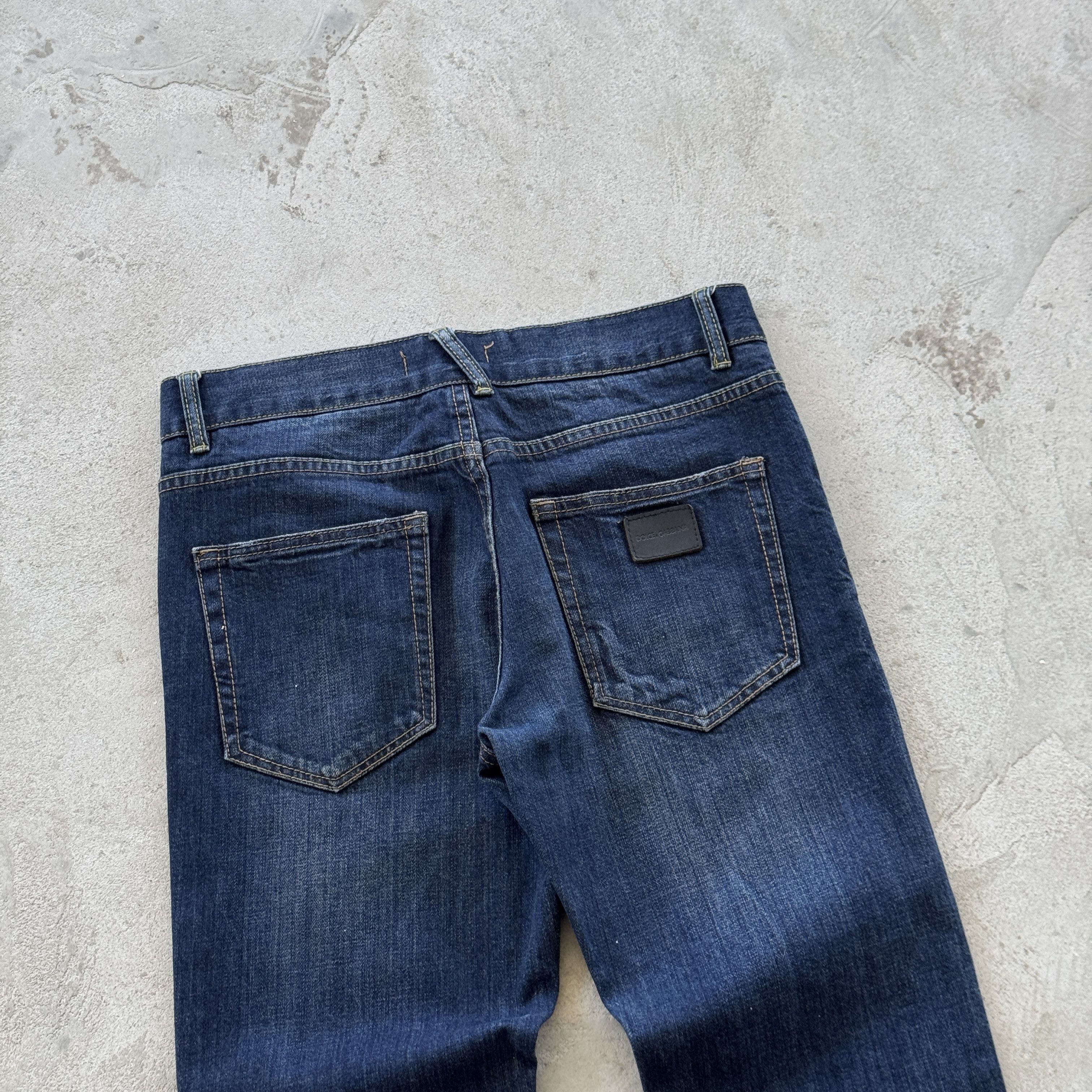 Dolce & Gabbana Dolce & Gabbana Made In Italy Dark Wash Denim Jeans Size 33 Size US 33 - 4 Thumbnail