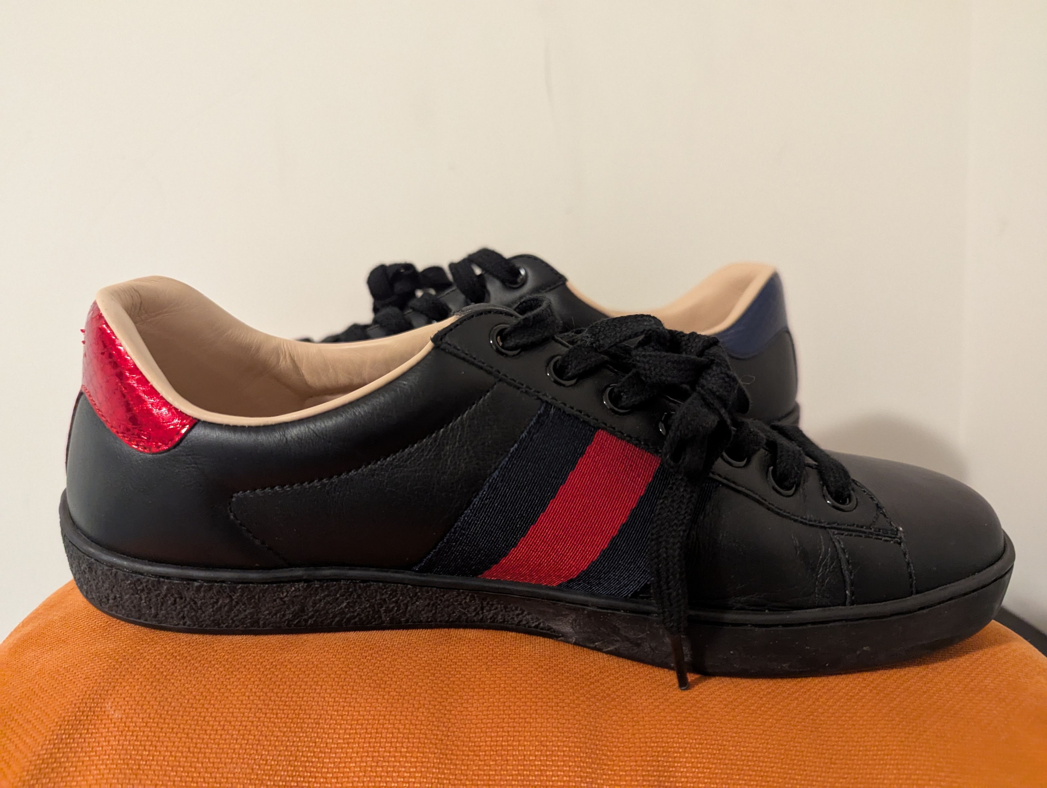 Gucci GUCCI ACE EMBROIDERED TIGER LOW TOP SNEAKER- NEW Size US 7.5 / EU 40-41 - 6 Thumbnail