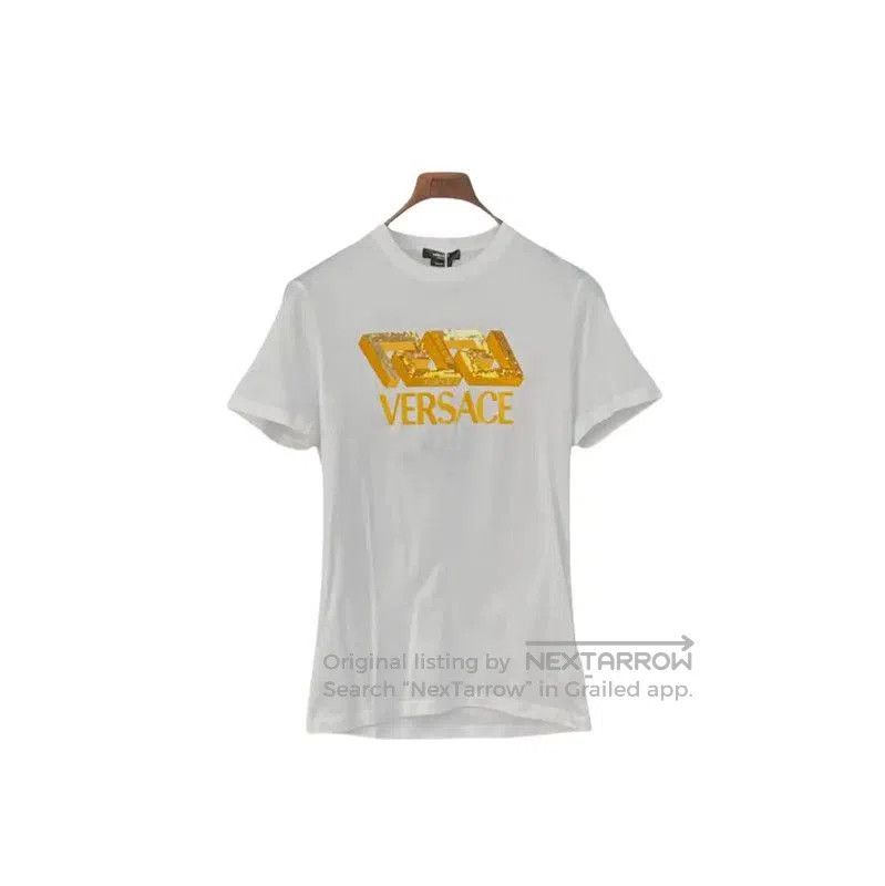 Versace Versace Summer White Logo T-Shirt for Women . Size XL / US 12-14 / IT 48-50 - 1 Thumbnail