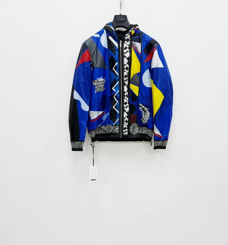 Versace Versace The main line wears a cotton jacket on both sides Size US L / EU 52-54 / 3 - 1 Thumbnail