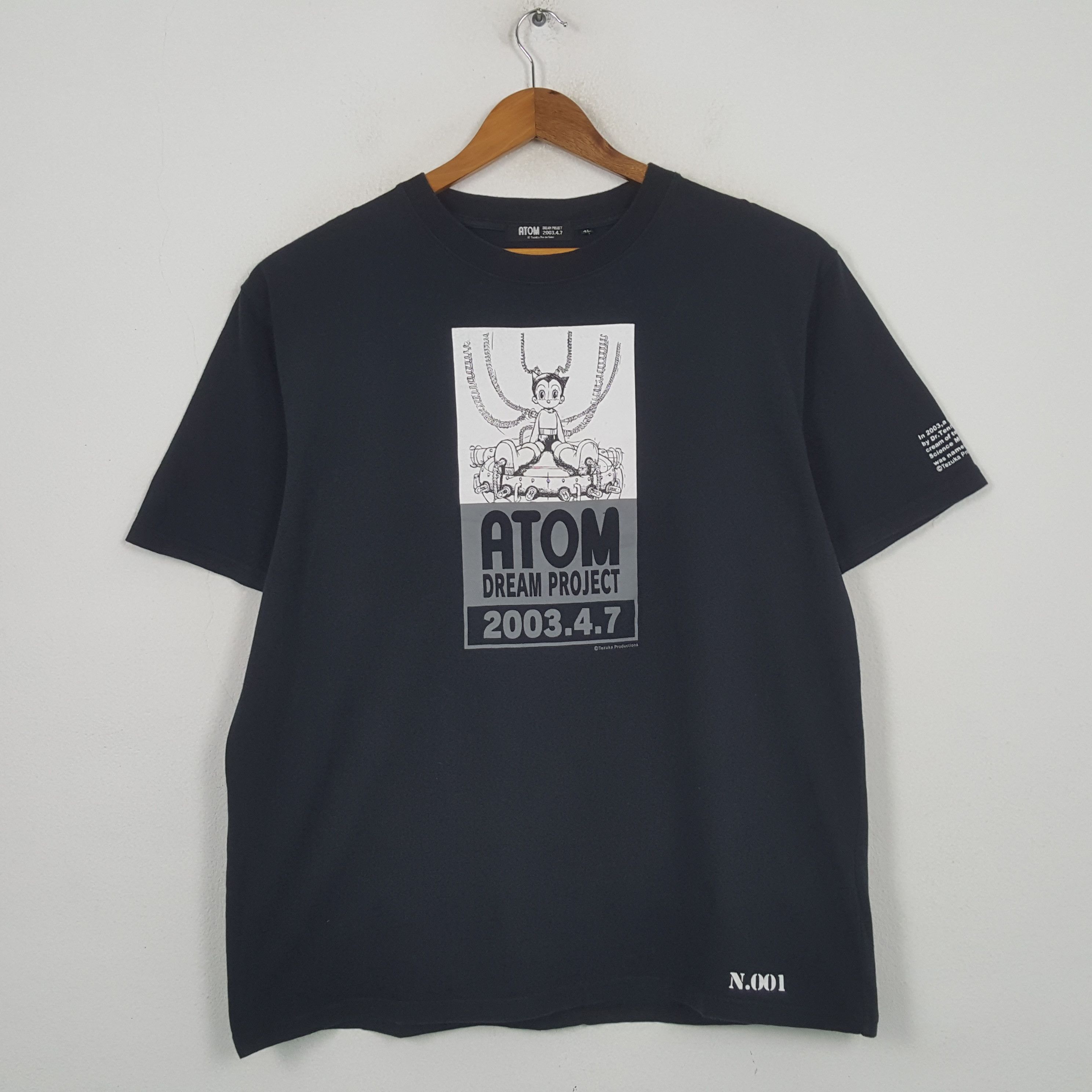 Anime Vintage Astro Boy Atom Dream Project Japan Animated Tees RR1 Size US XL / EU 56 / 4 - 1 Thumbnail