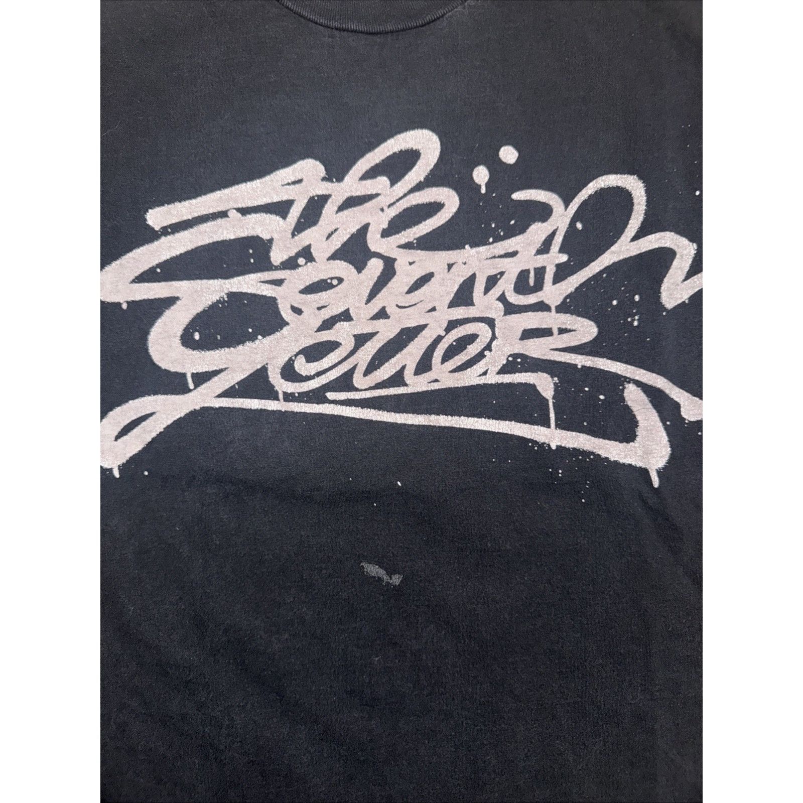 The Seventh Letter × Vintage The Seven Letter Graffiti Logo Graphic T-Shirt Black S 19x26 Size US S / EU 44-46 / 1 - 2 Thumbnail