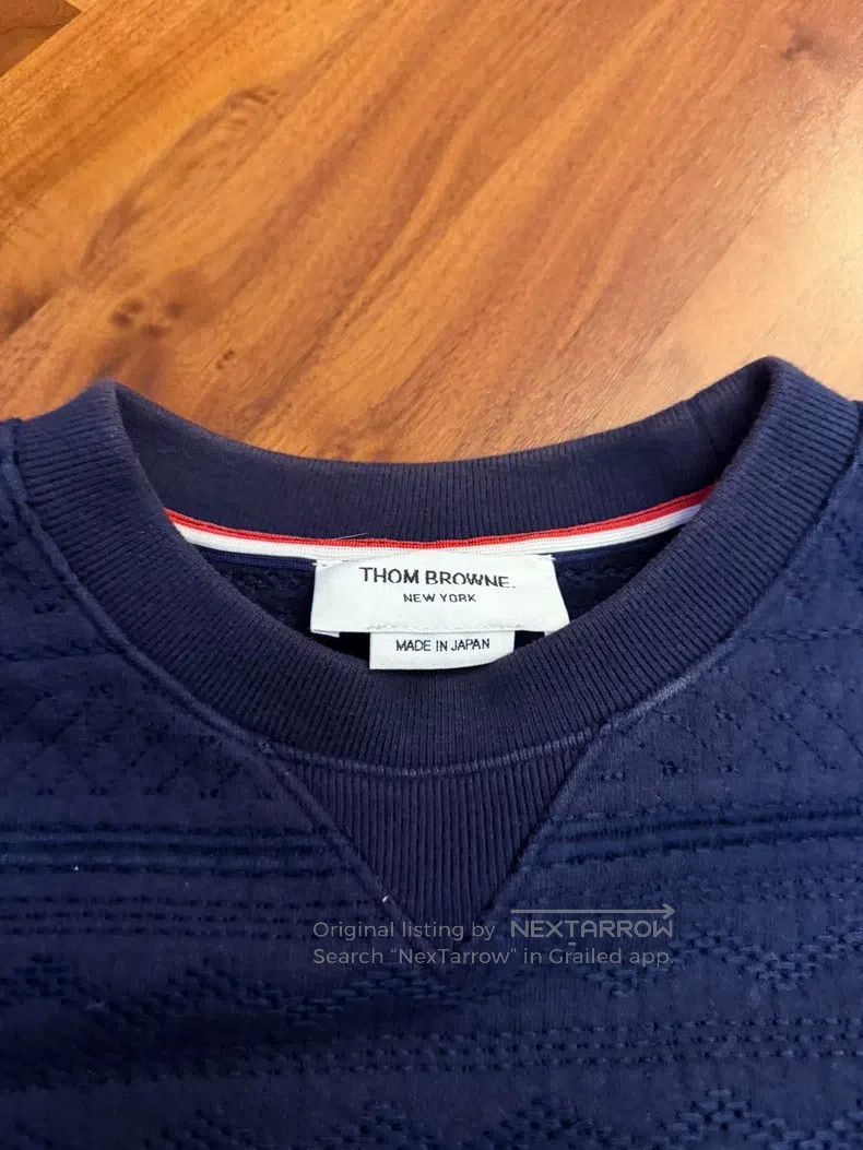 Thom Browne Thom Browne Dark blue sweatshirt Size US S / EU 44-46 / 1 - 3 Thumbnail