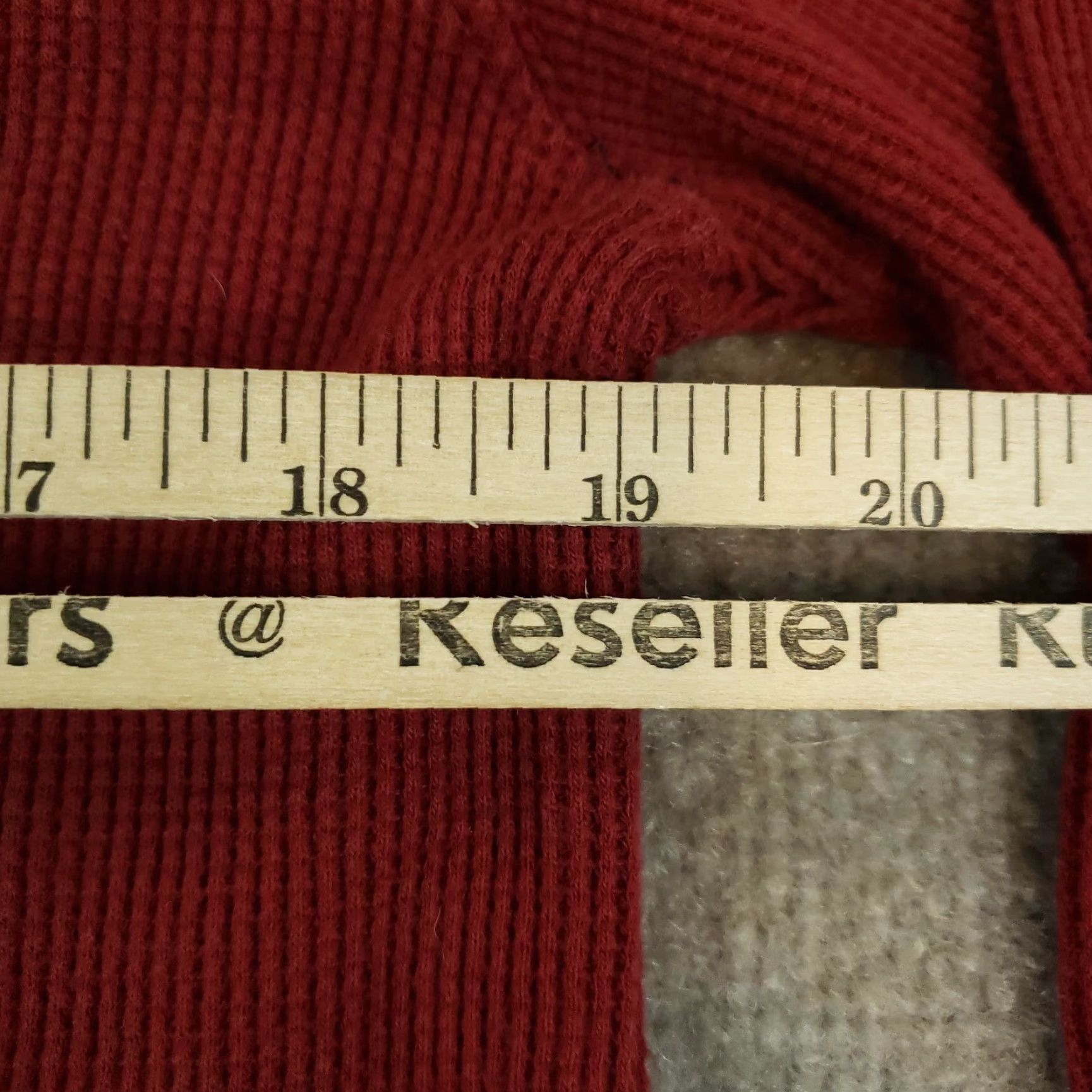 Southpole Southpole Shirt Mens Large Red Crew Neck Long Sleeve Thermal Waffle Knit Casual Size US L / EU 52-54 / 3 - 4 Thumbnail
