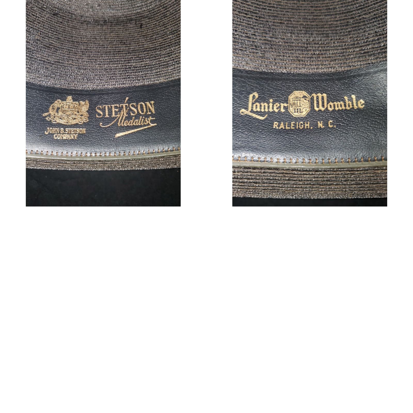 Stetson VINTAGE Stetson Medalist Panama Wide Brim Pinched Crown Hat - Size 7 - Brown Mens Hat Panama 80s Wide Brim Stetson Medalist Vintage Men's Hat Size ONE SIZE - 9 Thumbnail