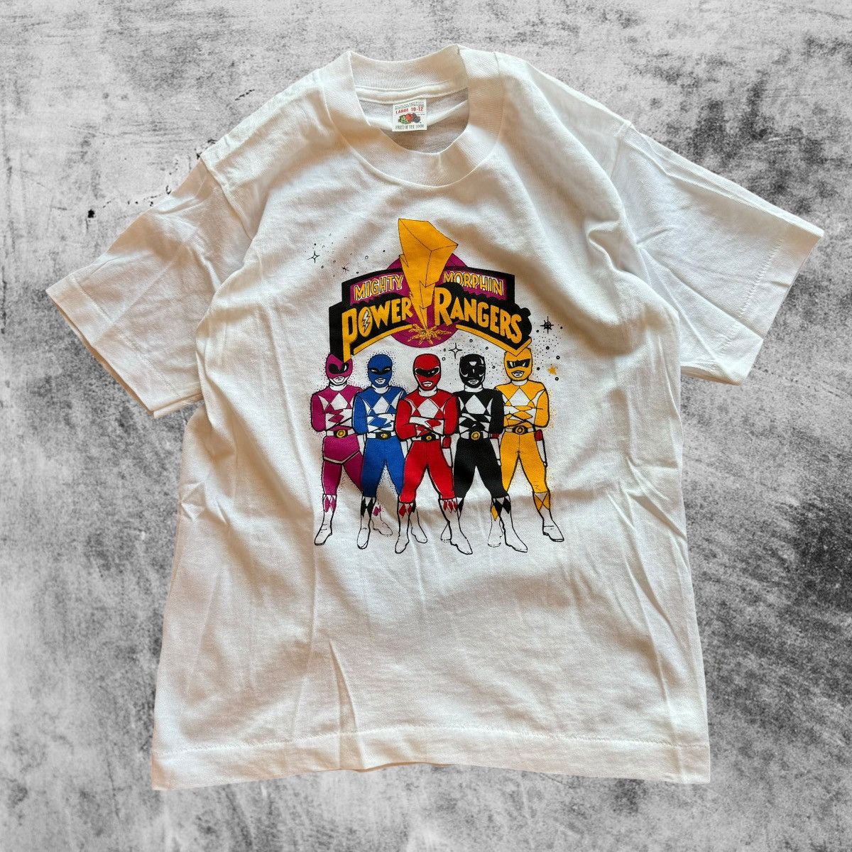 Vintage vintage 90s power rangers YL tee Size L / US 10 / IT 46 - 1 Thumbnail