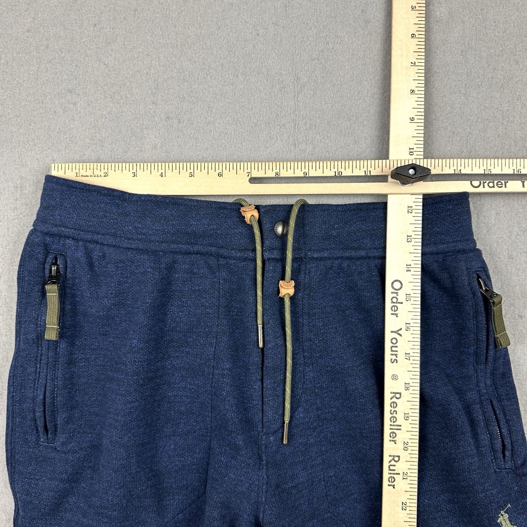 Polo Ralph Lauren Polo Ralph Lauren Pants Men Small Blue Logo Embroidered Pockets Drawstring Sweatpants Casual Front Flat Front Inseam 28 in Regular Size US S / EU 44-46 / 1 - 6 Thumbnail