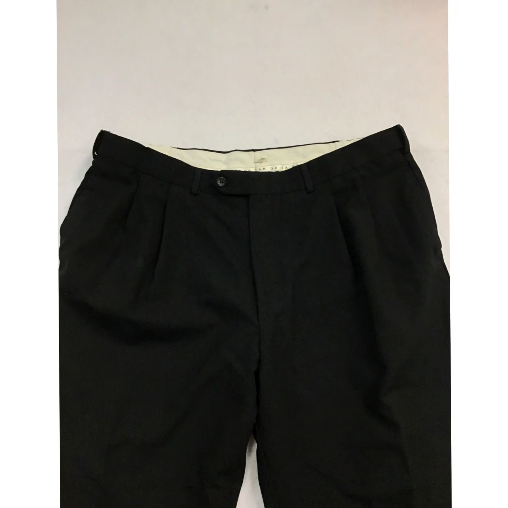 Oscar De La Renta Oscar De La Renta Wool Pants Mens 40x39 Black Dress Pants Wool Stretchy Formal Pants Mens Women? Size US 40 / EU 56 - 3 Thumbnail