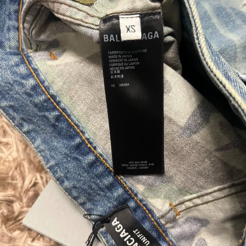 Balenciaga Balenciaga size XS Tomorrowland's Double Camo Bull King Size US 27 - 5 Thumbnail