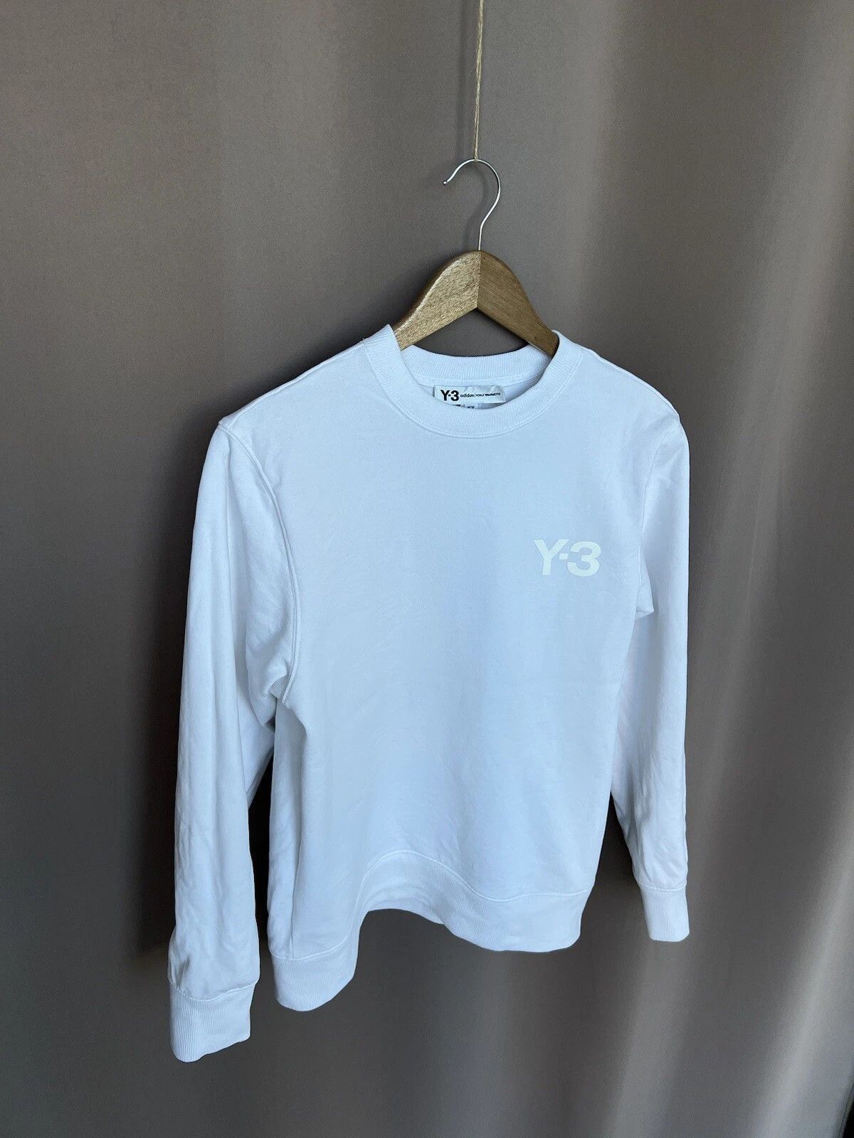 Y-3 Adidas Yohji Yamamoto Sweatshirt Men Size M Small Logo
