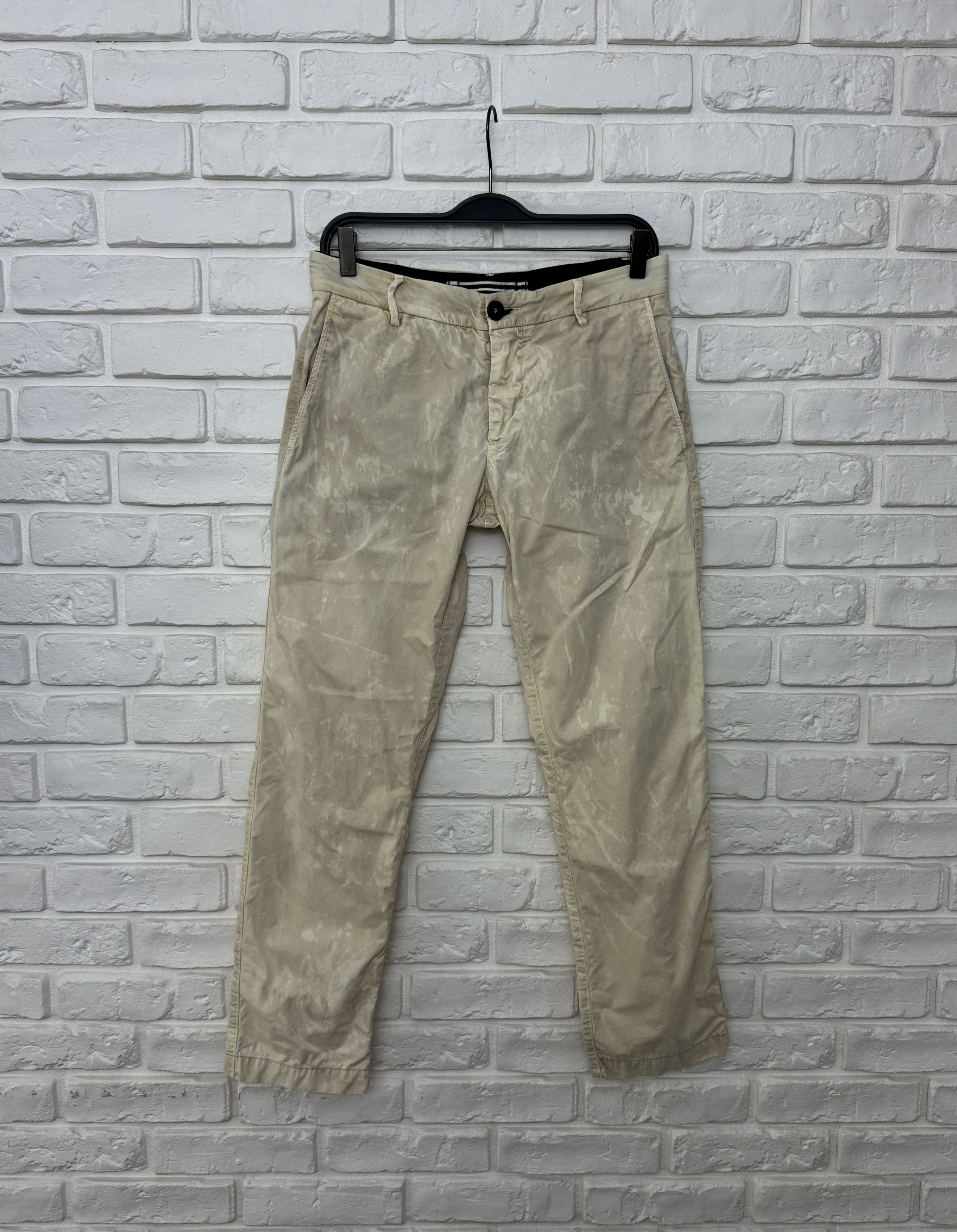 Stone Island Stone Island Chino Pants Casual Custom Acid Wash Sz 30 Size US 30 / EU 46 - 1 Thumbnail