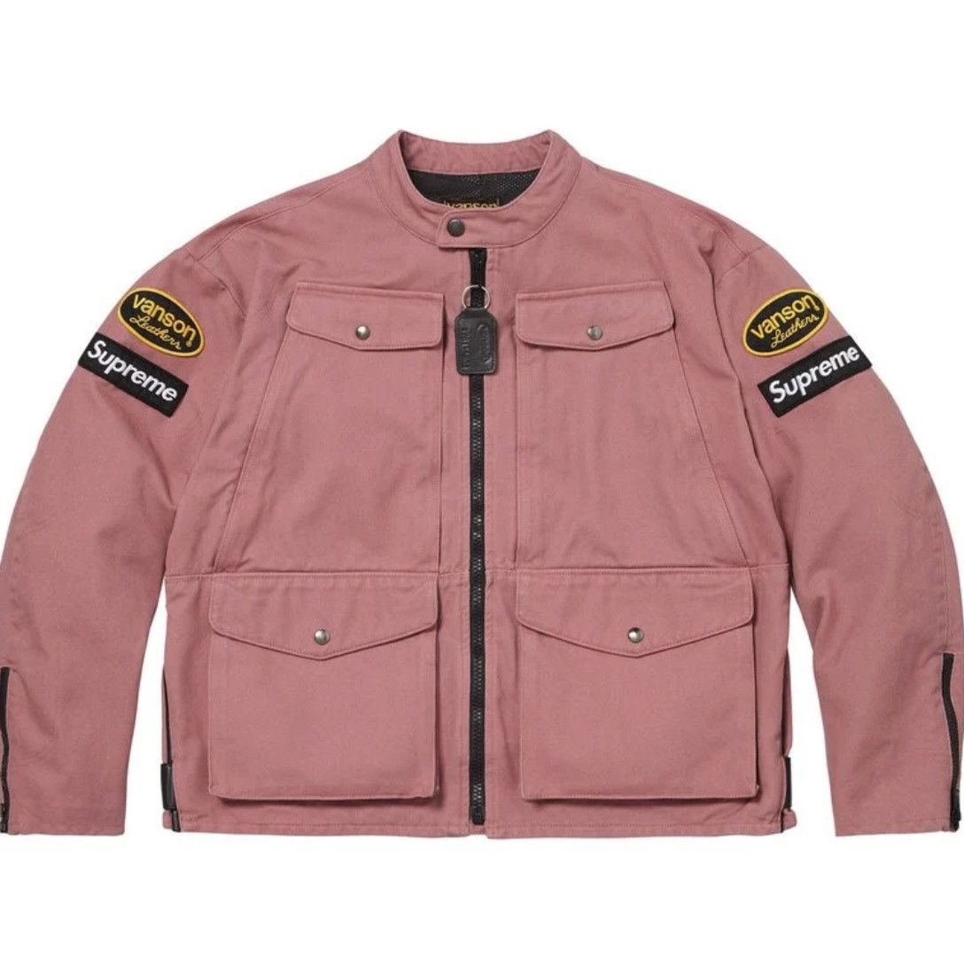 Supreme Ss26 Supreme Vanson Leathers Cordura Jacket (Pink) (M) Size ONE SIZE - 1 Preview