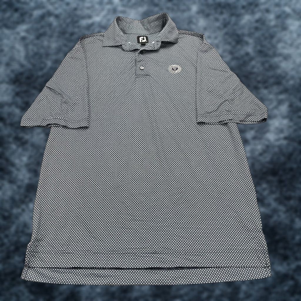 Footjoy FootJoy Medinah Country Club Polo Shirt Mens M Blue Logo Golf Performance Polo Size US M / EU 48-50 / 2 - 1 Thumbnail