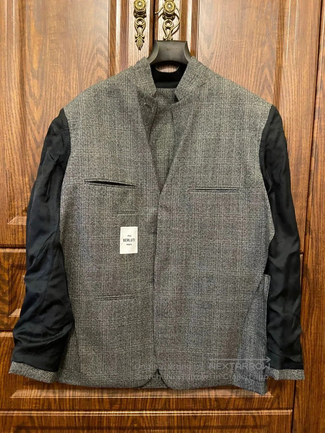 Berluti Multi Plaid Button-Front Blazer. Size US M / EU 48-50 / 2 - 3 Thumbnail