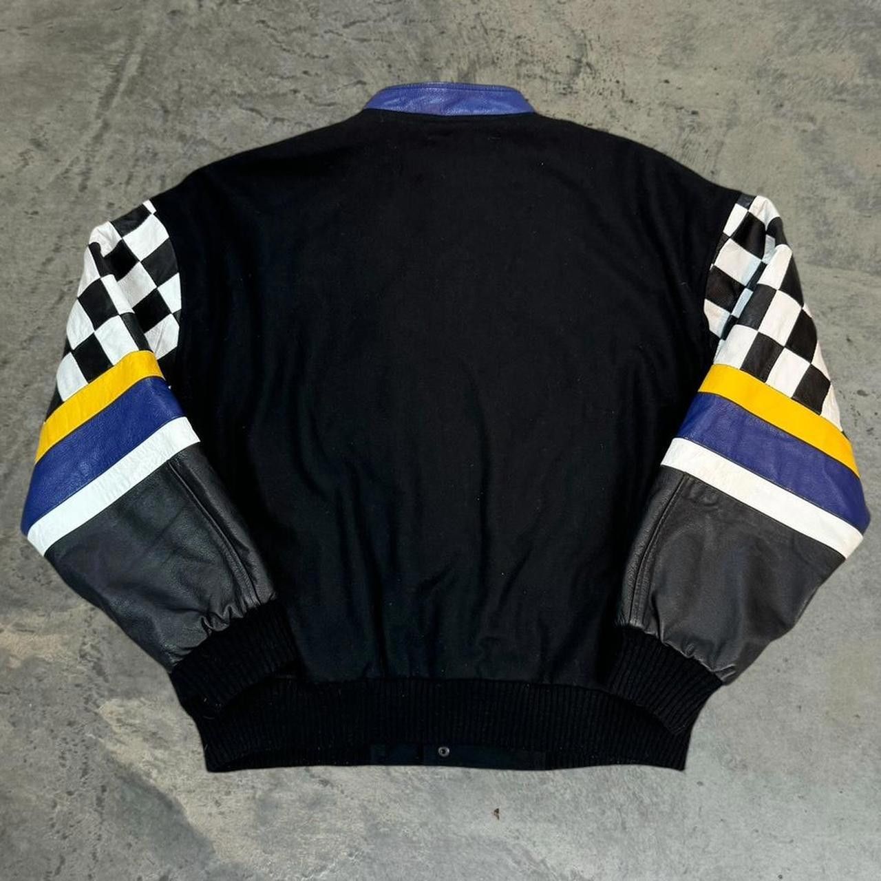 NASCAR × Vintage Vintage 90s NASCAR Planter’s Peanuts Racing Varsity Jacket Size US XL / EU 56 / 4 - 4 Thumbnail