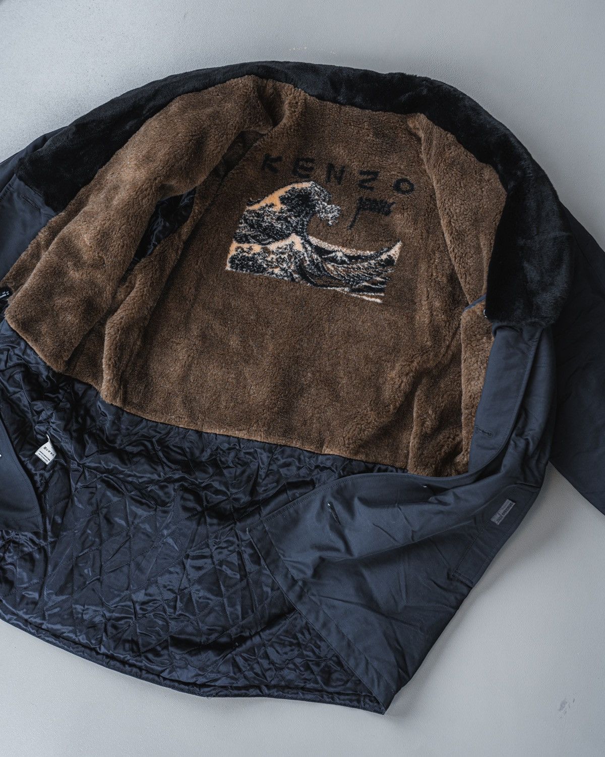 Kenzo Kenzo The Great Wave off Kanagawa Fur Coat Size US L / EU 52-54 / 3 - 4 Thumbnail