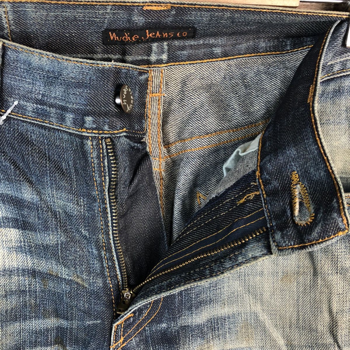 Nudie Jeans DL Nudie Jeans Blue Distressed Denim Pants #C139 Size US 31 - 10 Thumbnail