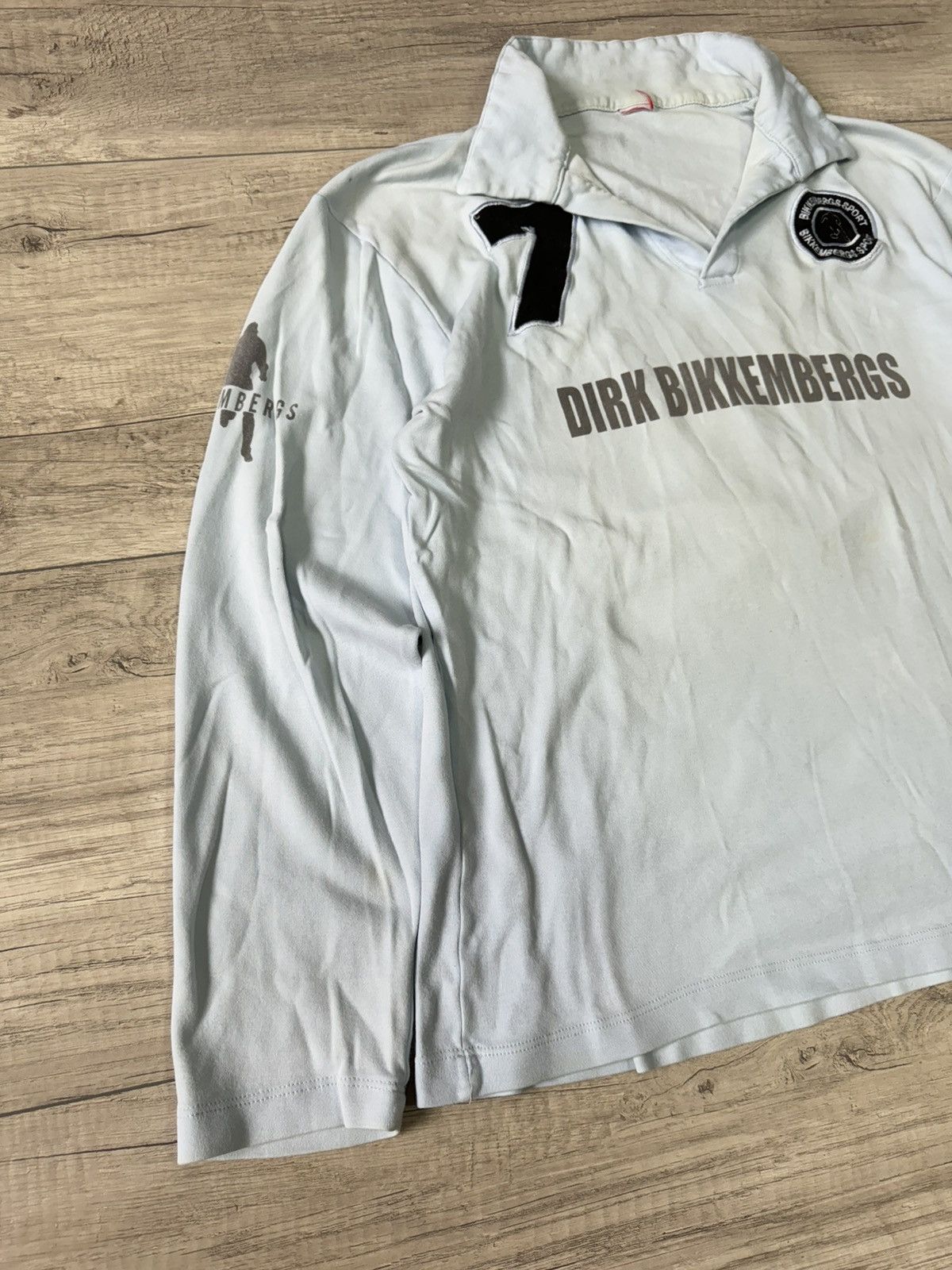Dirk Bikkembergs Archival Dirk Bikkembergs Vintage Football Sport Rugby Shirt Size US M / EU 48-50 / 2 - 2 Thumbnail