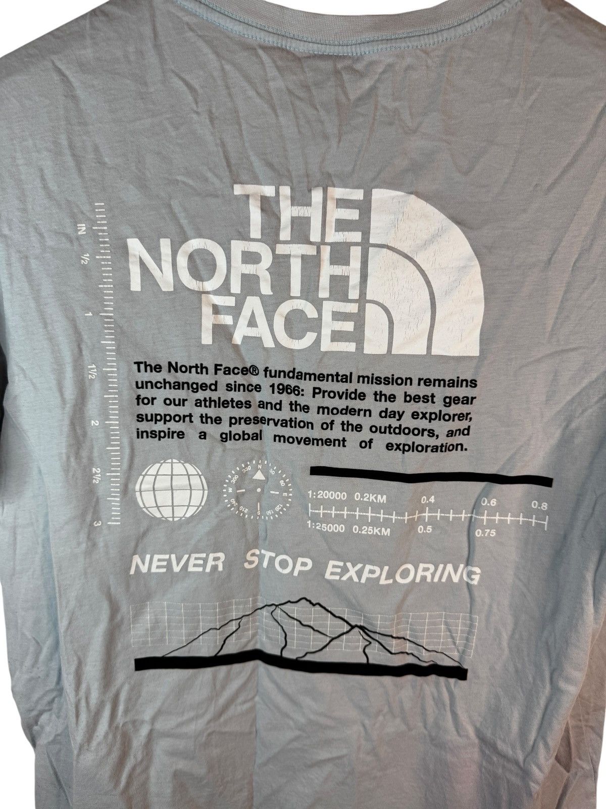The North Face The North Face blue tee big logo M Size US M / EU 48-50 / 2 - 4 Thumbnail
