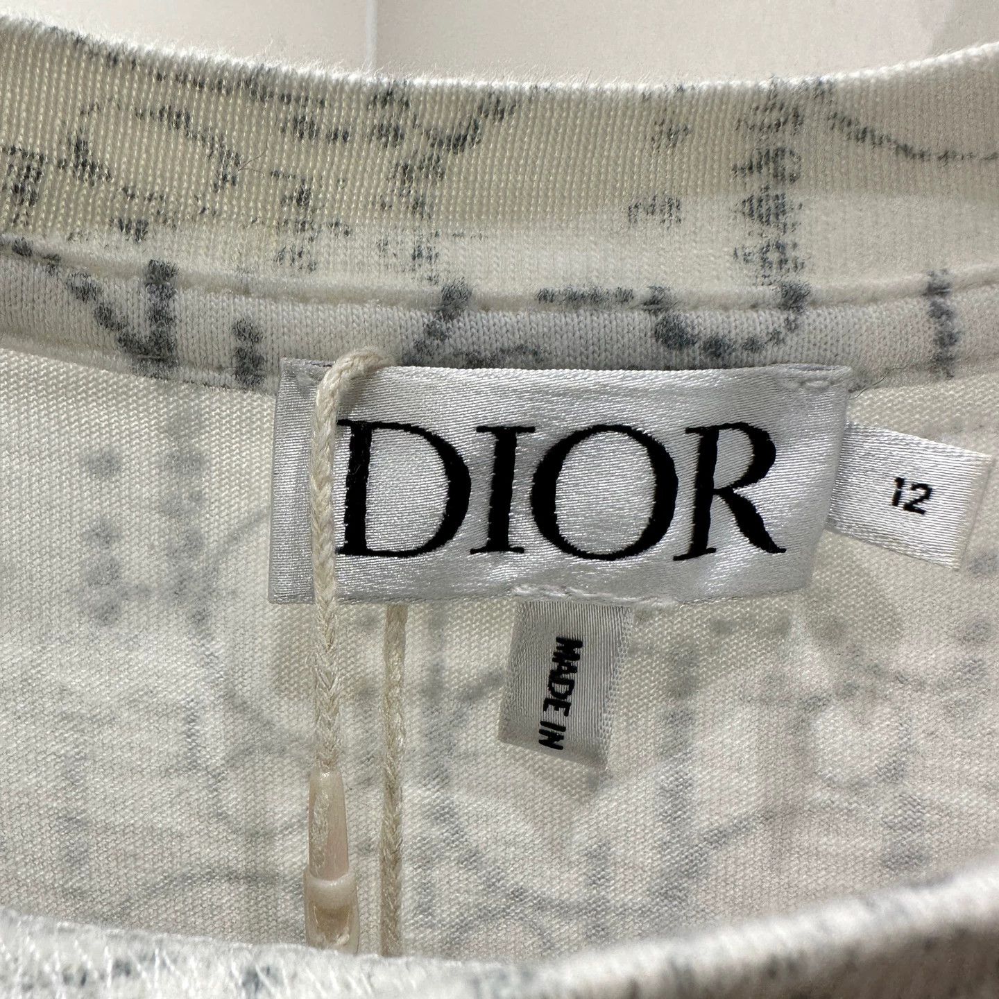 Christian Dior Monsieur Dior gradient monogram short sleeve tee 12 cotton Size XS / US 0-2 / IT 36-38 - 3 Thumbnail