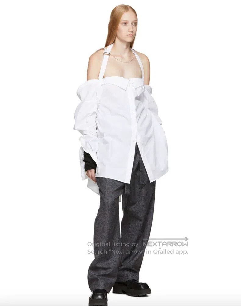 Ann Demeulemeester Ann Demeulemeester White Shirt Size XXS / US 00 / IT 34 - 4 Thumbnail