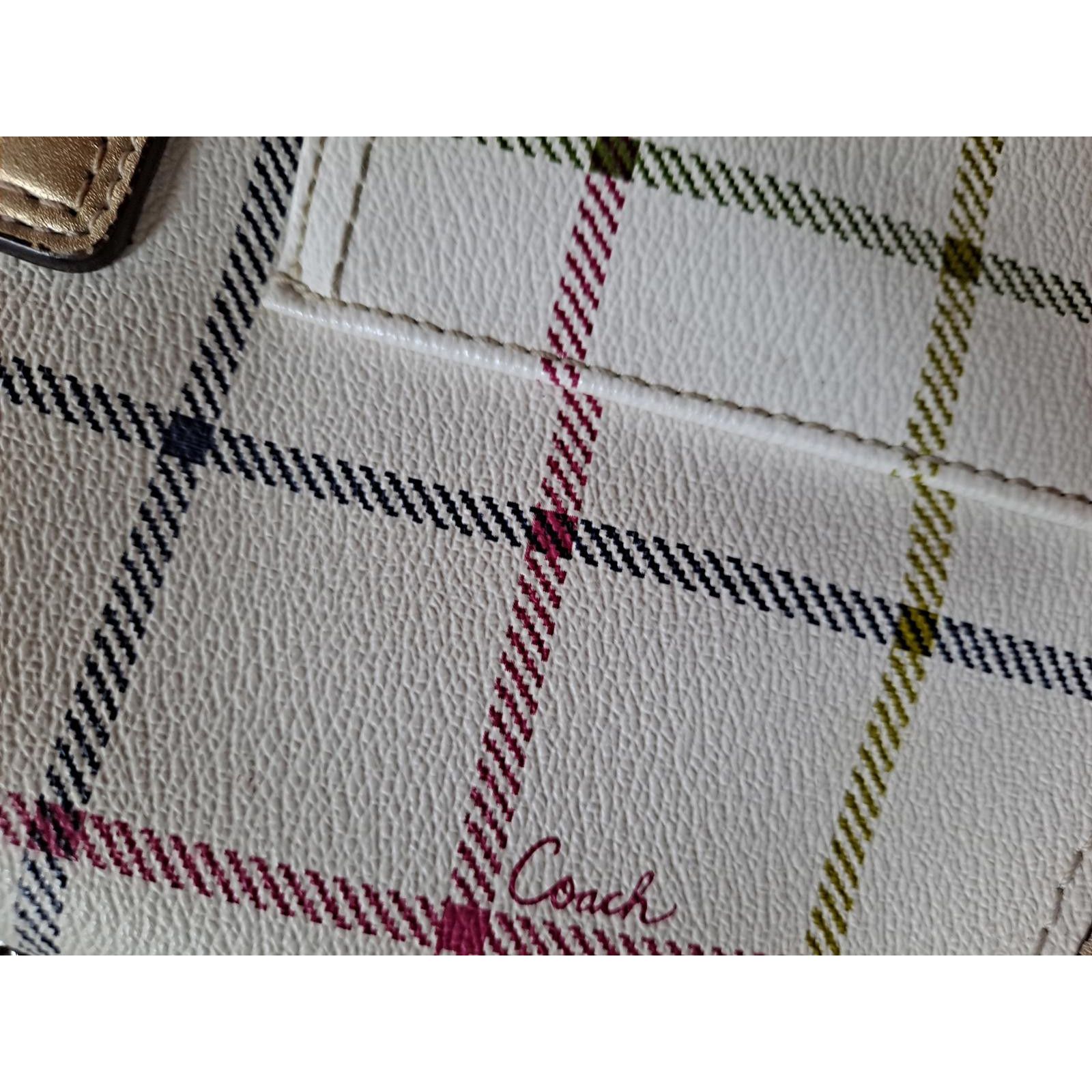 Coach Coach Peyton Tattersall Plaid Tote Size ONE SIZE - 3 Thumbnail