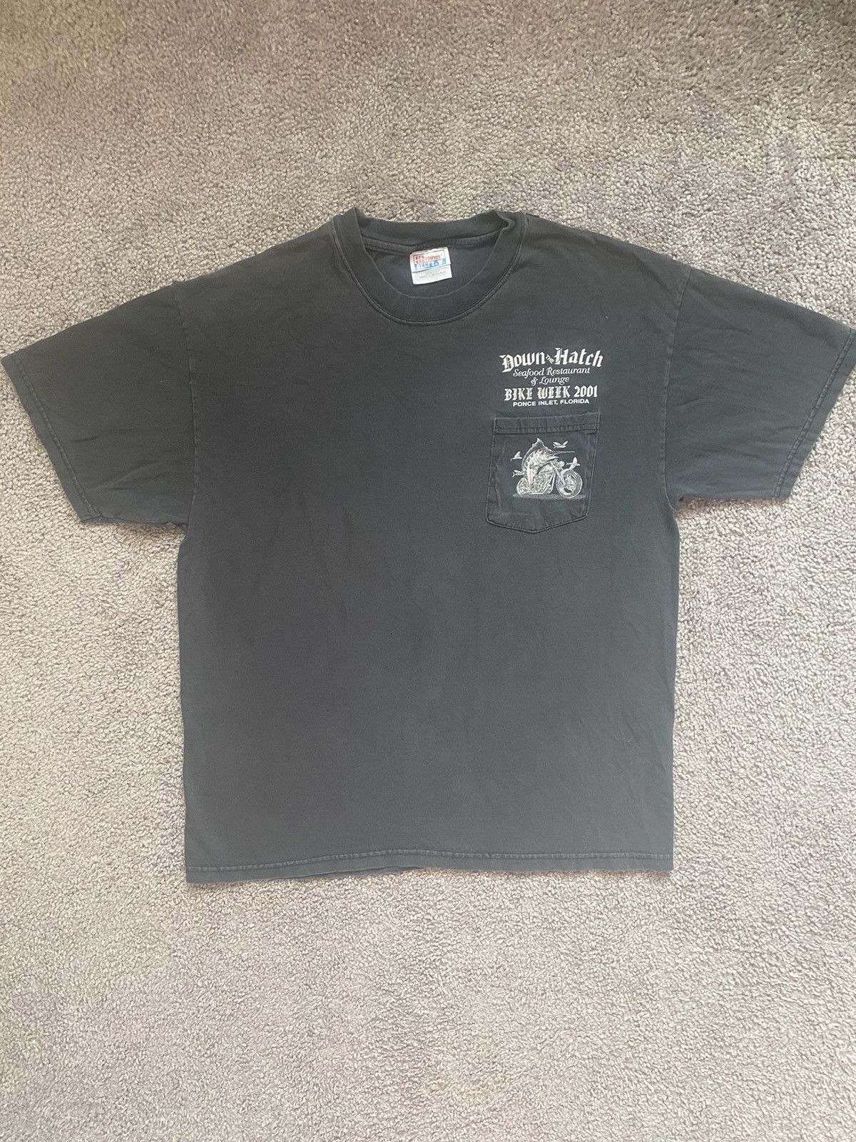 Harley Davidson × Vintage Vintage Faded Harley Davidson Tee Shirt Size US L / EU 52-54 / 3 - 2 Thumbnail