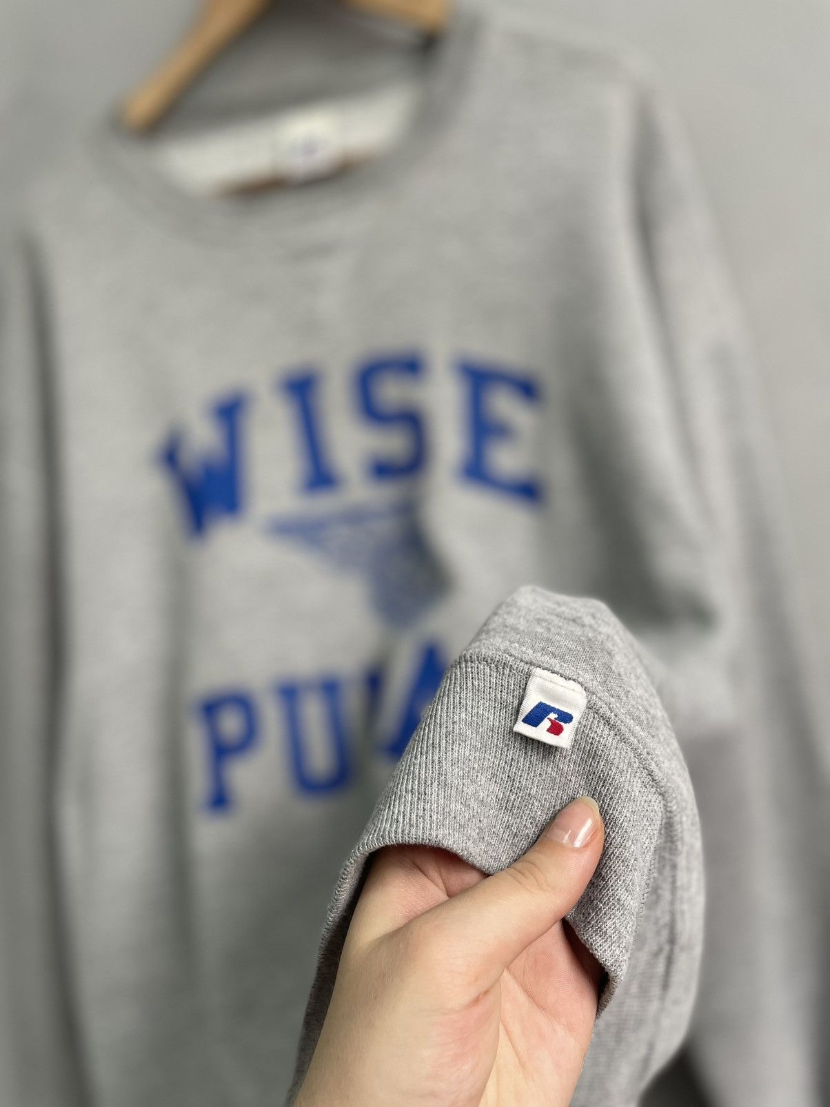 Russell Athletic Blank Sweatshirt y2k russel athletic 90s retro Size US XL / EU 56 / 4 - 6 Thumbnail
