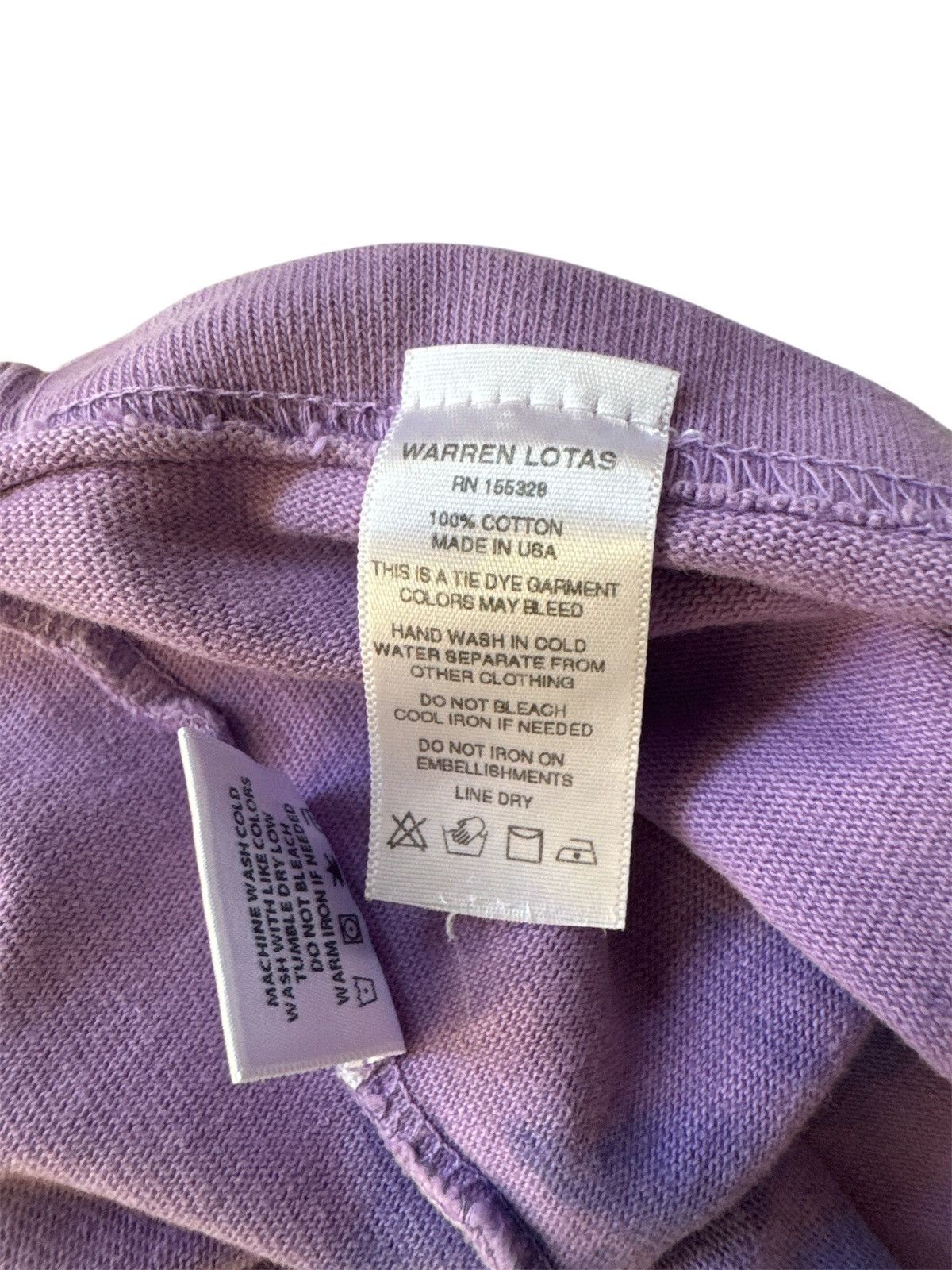 Warren Lotas Warren Lotas “VS The World” Tee – Purple Tie-Dye Size US M / EU 48-50 / 2 - 4 Thumbnail