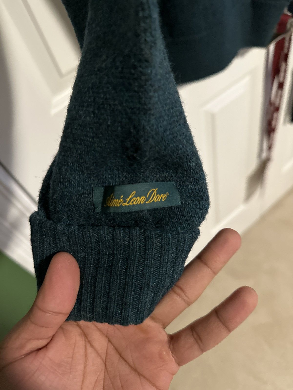 Aime Leon Dore 2019 GRAIL - Aime Leon Dore JFK Smoking Wool Sweater Size US S / EU 44-46 / 1 - 2 Thumbnail