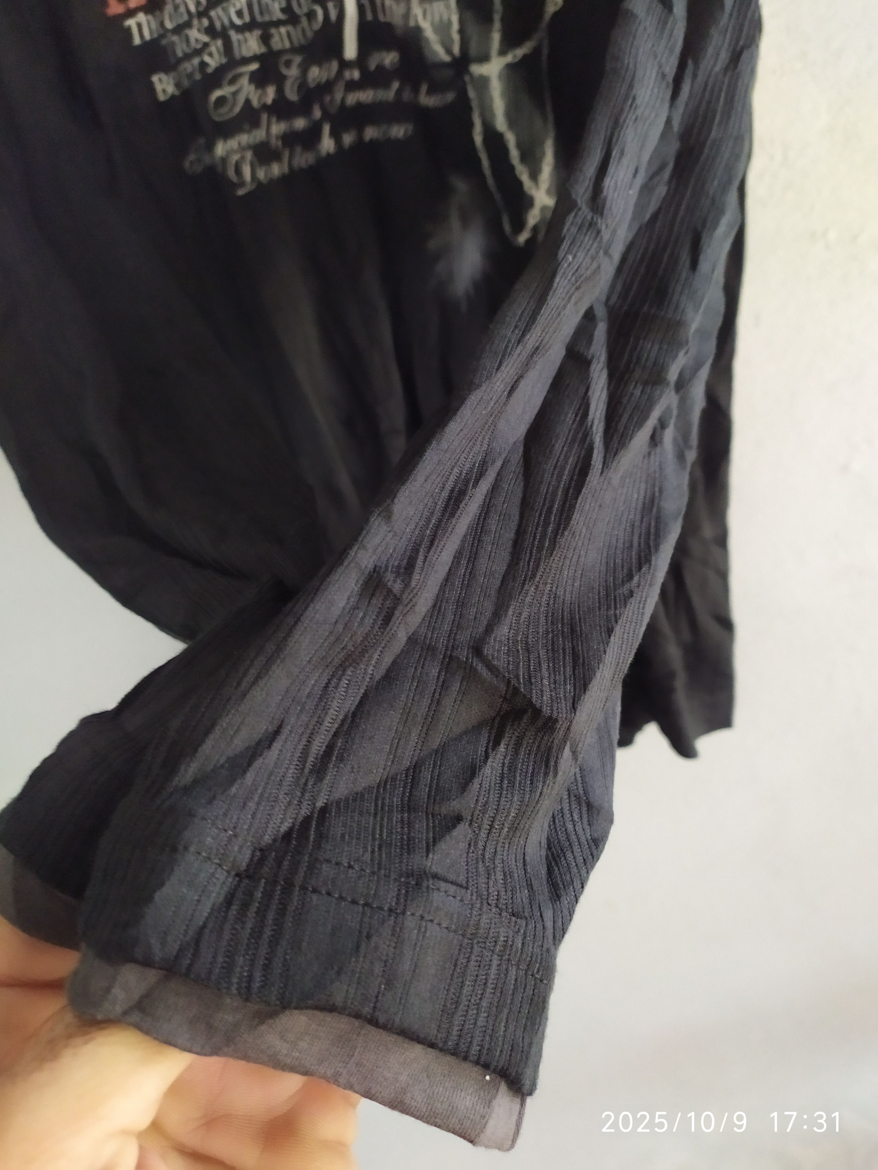 If Six Was Nine Spinash Double Layer Poem Long Sleeve Shirt Size US L / EU 52-54 / 3 - 5 Thumbnail