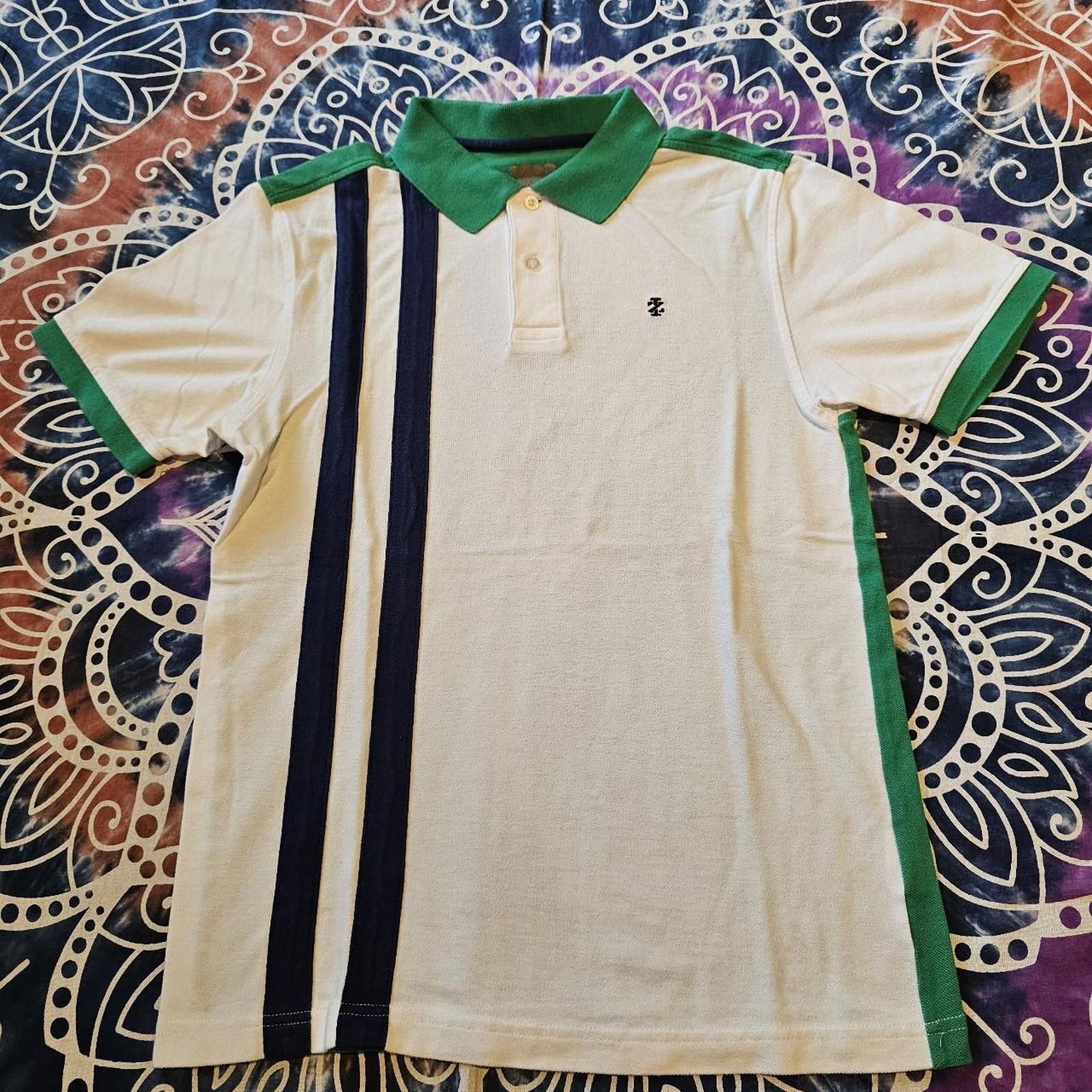 Izod Izod Kid's White and Green XL Polo-shirt Size US XL / EU 56 / 4 - 1 Thumbnail