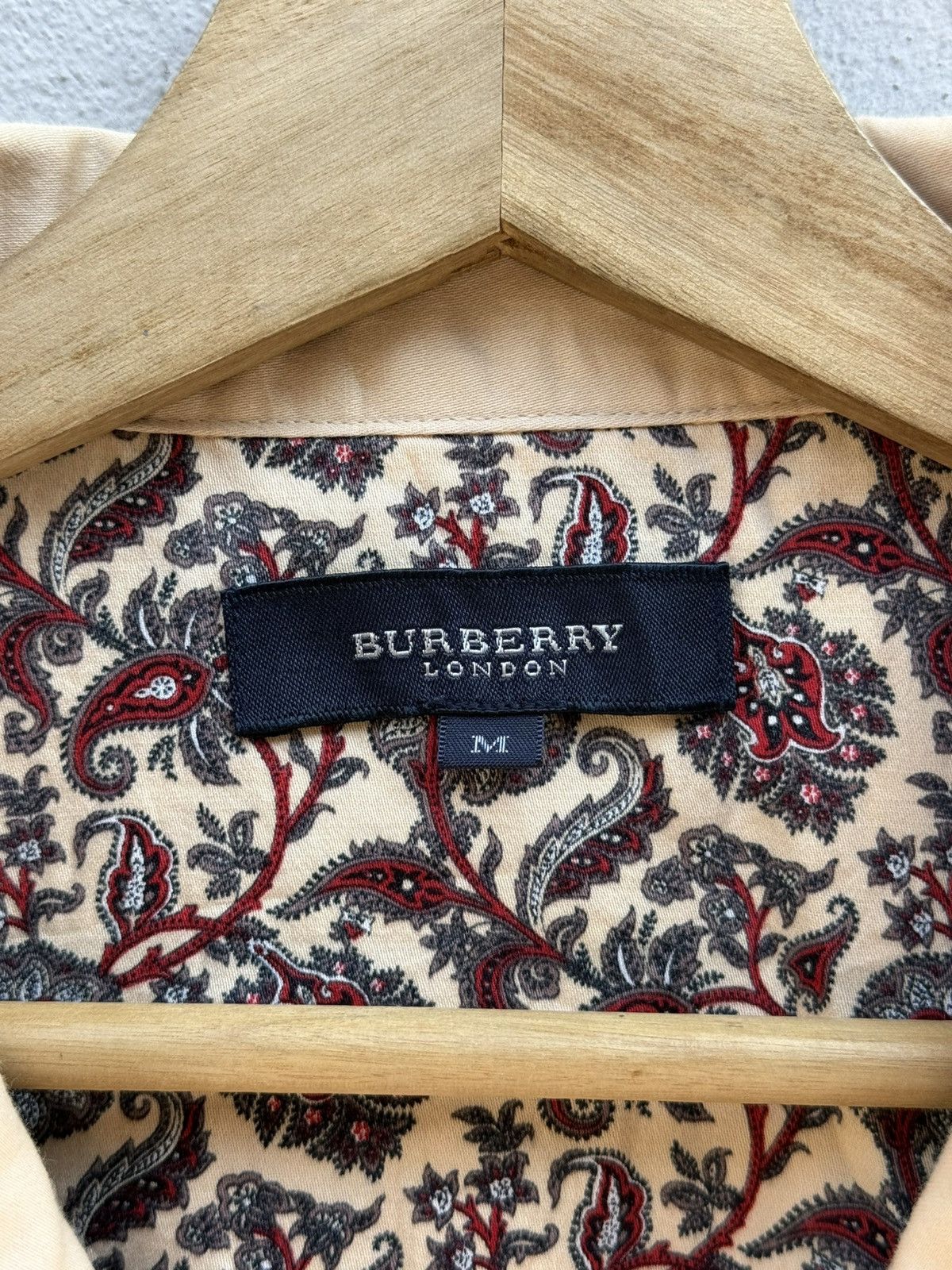 Burberry BURBERRY London AOP Paisley Design Open Collar Shirt Size S / US 4 / IT 40 - 5 Thumbnail
