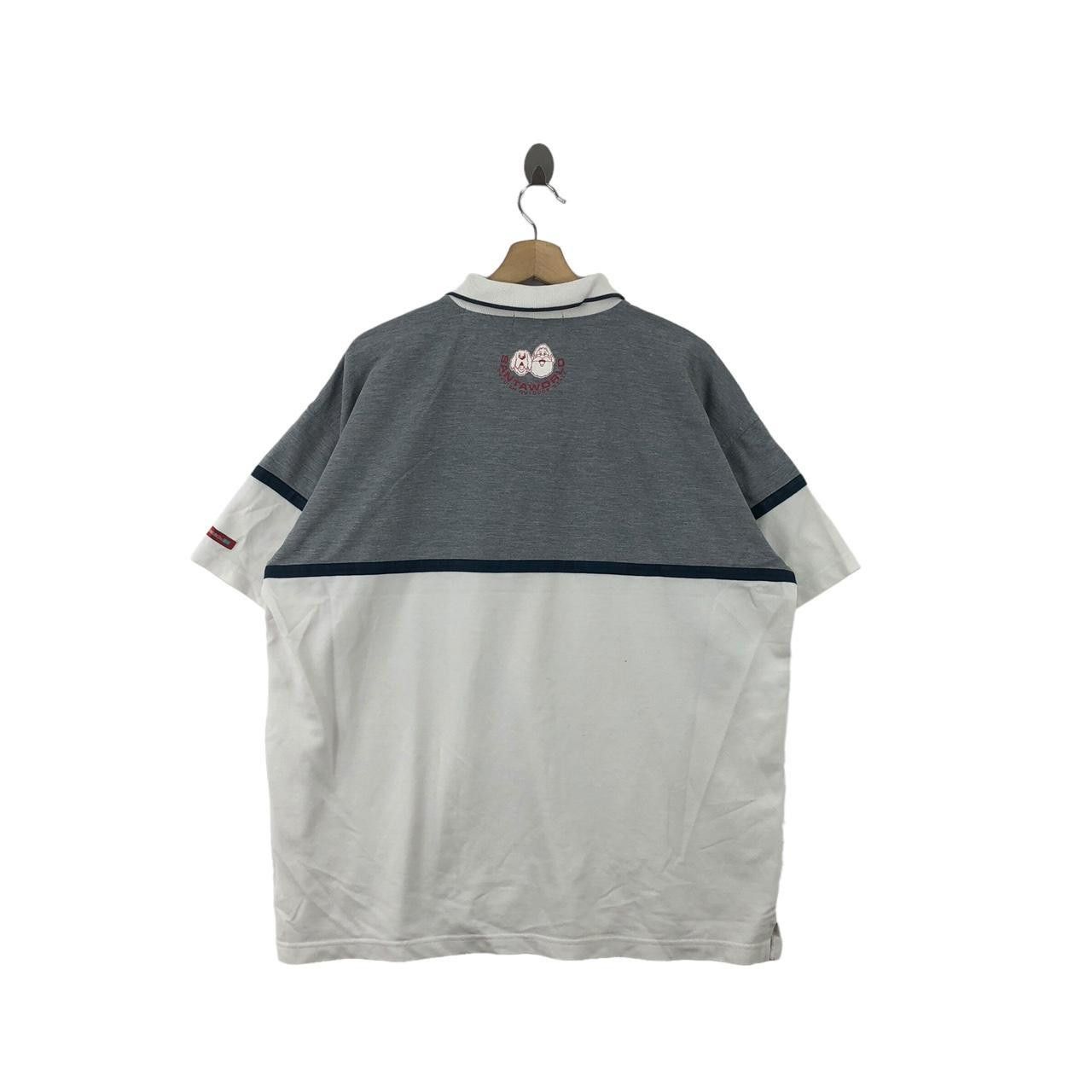 Vintage Vintage 1984 CAPTAIN SANTA Half Zipper Baggy Polo Tee Shirt Size 4XL / US 24-26 - 2 Thumbnail