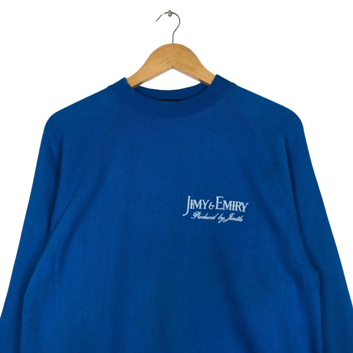 Vintage Vintage Emiry & Jimmy Sweatshirt Blue Small Size US S / EU 44-46 / 1 - 2 Thumbnail