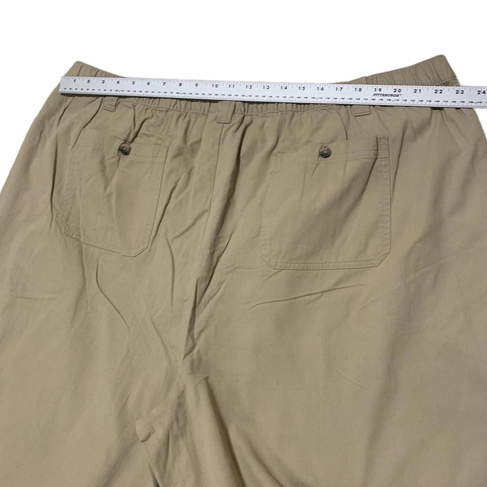 Other KingSize Men's 3XL Tall Khaki Cotton Pants Size US 44 / EU 60 - 6 Thumbnail