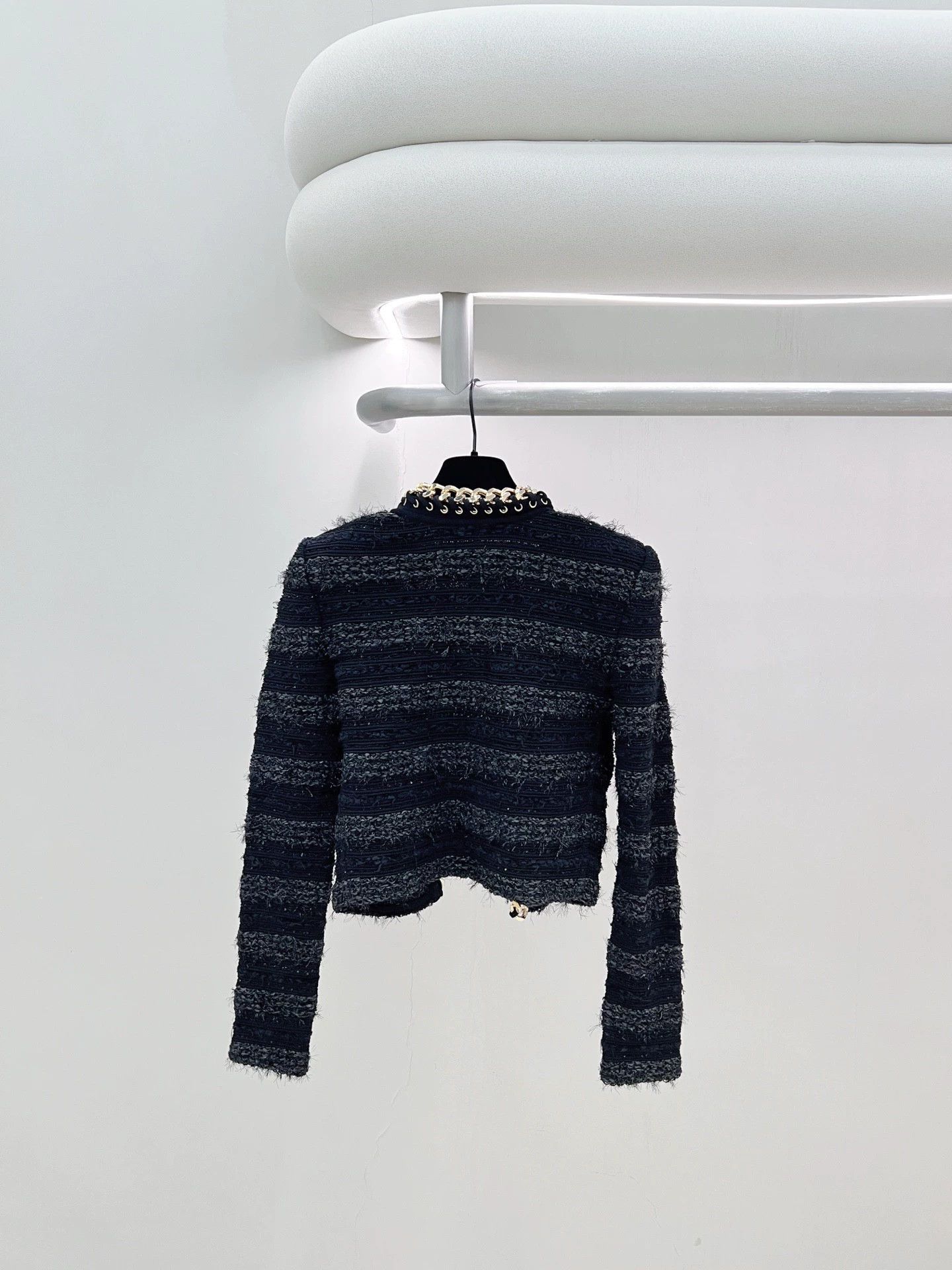 Balmain Balmain Like New 25FW Black Metal Chain Jacket Size 36 Size XS / US 0-2 / IT 36-38 - 2 Thumbnail