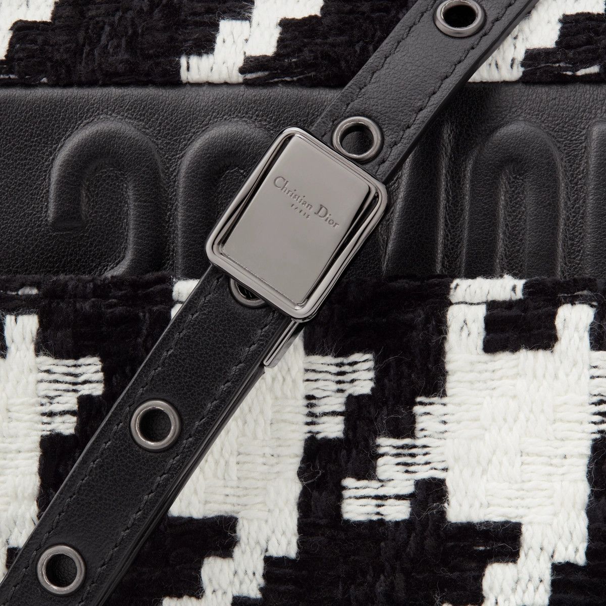 Dior o1bcso1str1124 Size: OS / Caro Bag in Black/White Size ONE SIZE - 6 Thumbnail
