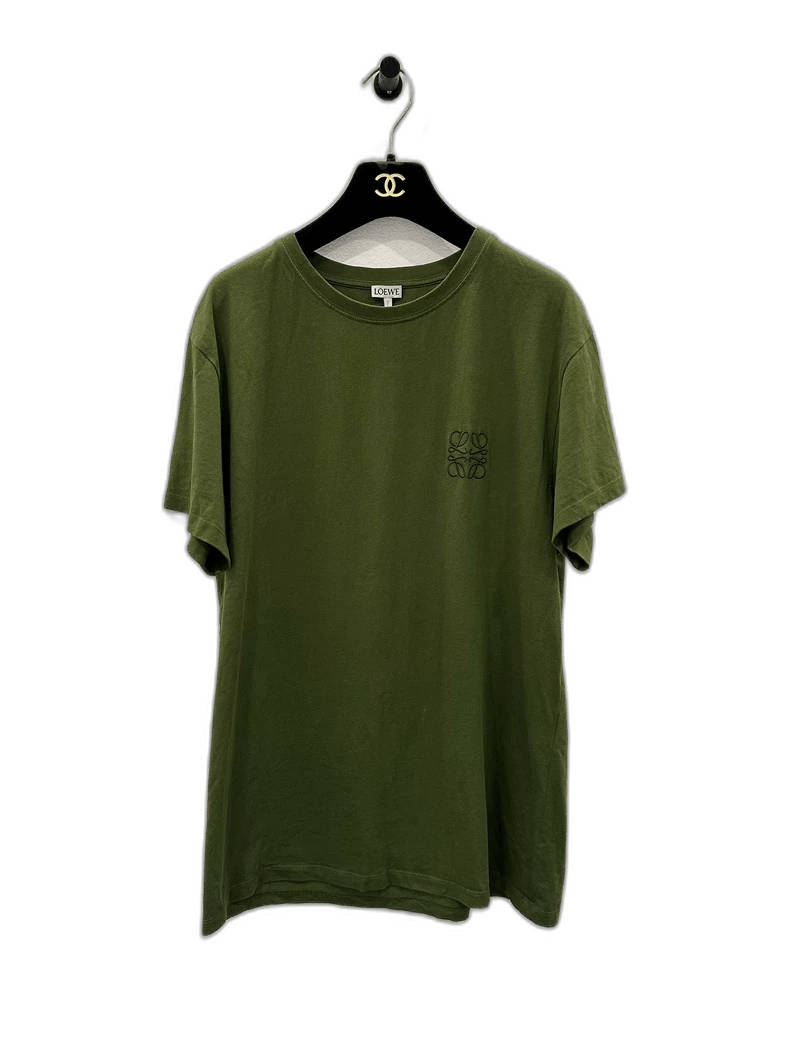 Loewe Loewe Classic Logo Green Short Sleeve Tee Size US M / EU 48-50 / 2 - 1 Thumbnail