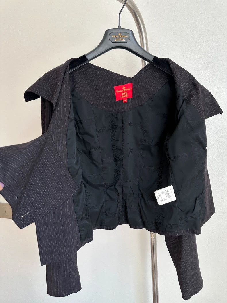 Vivienne Westwood Vivienne Westwood Retro dark checkered striped distorted s Size S / US 4 / IT 40 - 8 Thumbnail