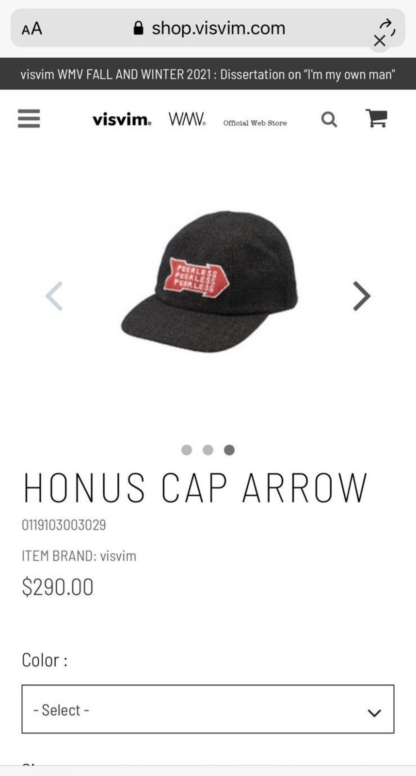 Visvim Visvim Honus Cap Arrow M/L Size ONE SIZE - 11 Thumbnail