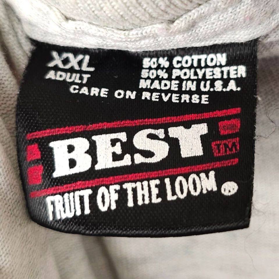 Fruit Of The Loom VINTAGE Cambridge Isanti Bluejackets T Shirt Mens 2XL Gray 90s Made In USA Size US XXL / EU 58 / 5 - 7 Thumbnail