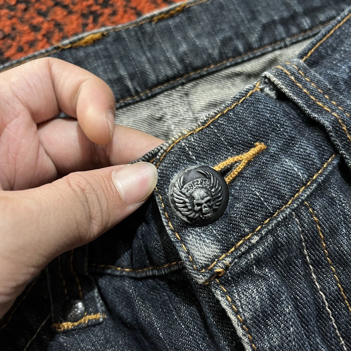291295=Homme 2000s 291295 Homme Japanese Brand Denim Jeans Size US 34 / EU 50 - 5 Thumbnail